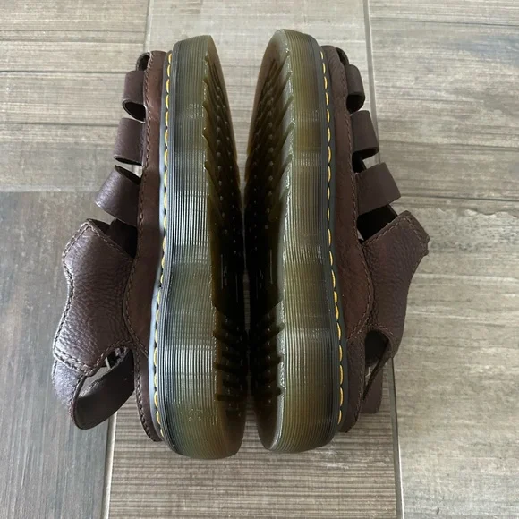 Dr Martens WRENLIE Grizzly Leather Fisherman Sandals Women’s size 8 - Picture 7 of 9